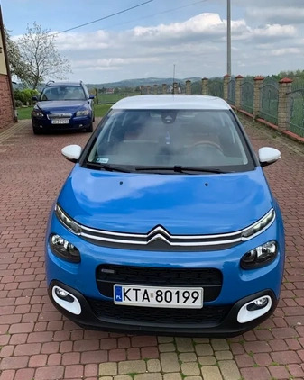 Citroen C3 cena 43500 przebieg: 101300, rok produkcji 2017 z Lubań małe 254